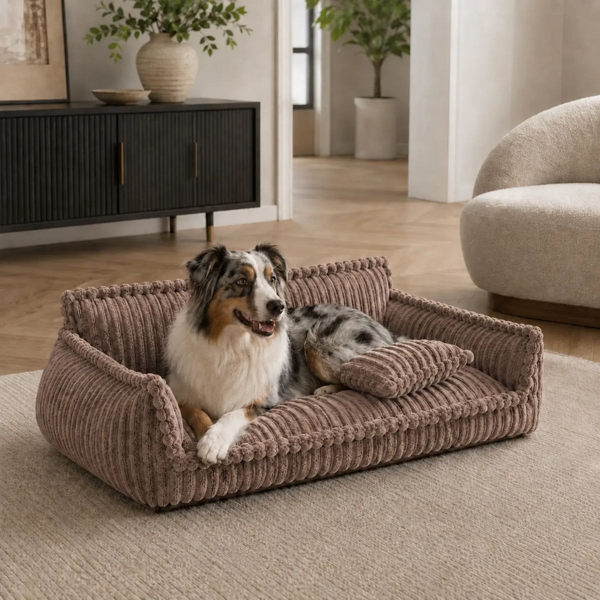 Hundesofa für mittelgroße & große Hunde – Sofa für Hunde, waschbar, 4 Größen (60–120 cm)