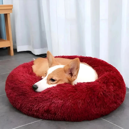 MrFluffyFriend – Rotes stressfreies Hundebett