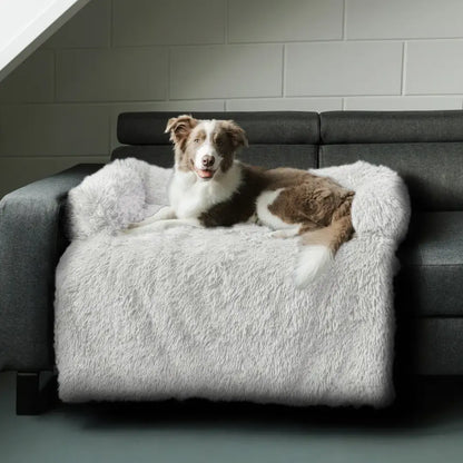 MrFluffyFriend® - Flauschiger Sofa Bezug für Haustiere